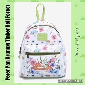 LOUNGEFLY Grumpy Tinker Bell Mini Backpack